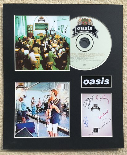 Oasis signed autographed - oasis,