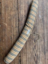 VINTAGE BURBERRYS PADDED CLOTHES HANGER CHECK
