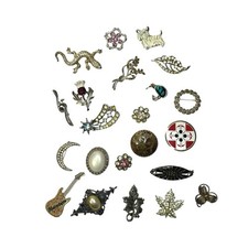 Job Lot 22 Silver Tone Vintage