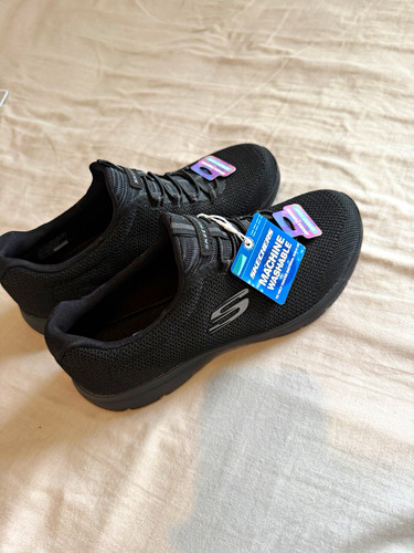 Skechers memory foam black - skechers,