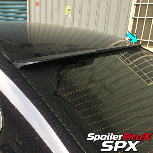Rear window roof spoiler - window,