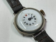 Antique 925 STG Silver, WW1 Stockwell Trench Watch, Fully Hallmarked, Untested