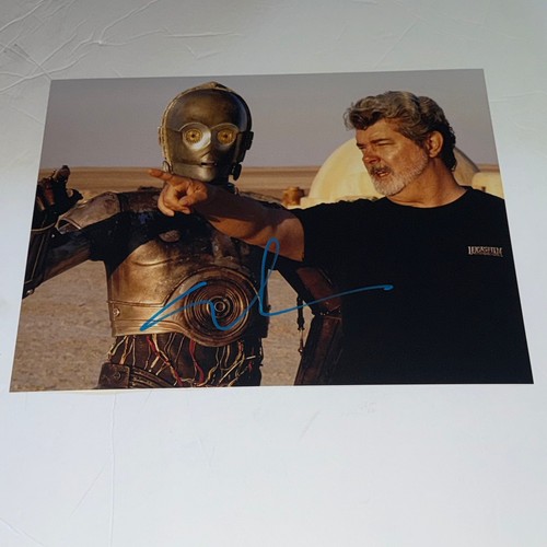 George lucas autographed star - george,