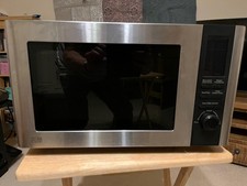 microwave sainsbury's black