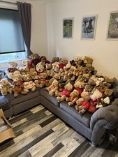 X44 Collection Of Harrods Original Plush Toy Bears Perfect Condition Most Tags.