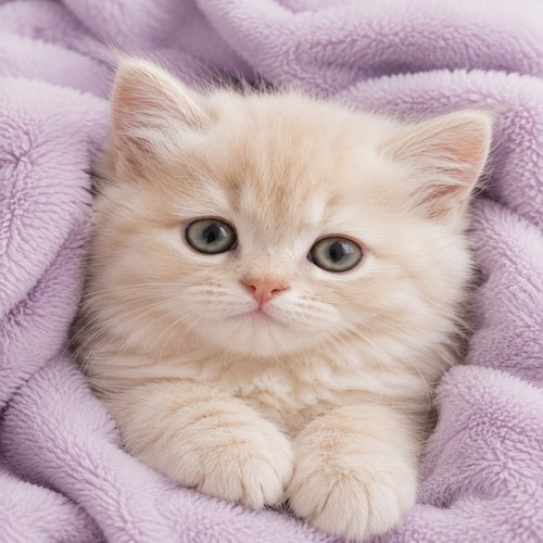 Cute cream tabby kitten - cream,