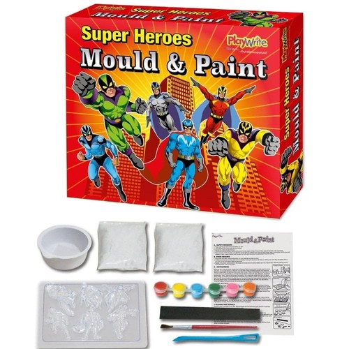 Superhero mould paint fridge - mould,
