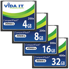 New Vida IT CF Compact Flash Memory Card High Speed For Digital SLR Camera UK