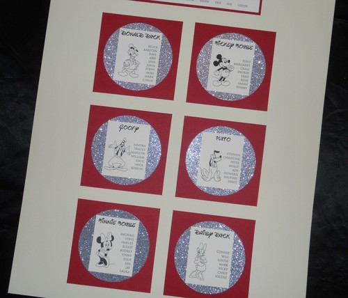 Disney wedding table plan - disney,