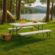 Neo Bench Set Folding Chairs