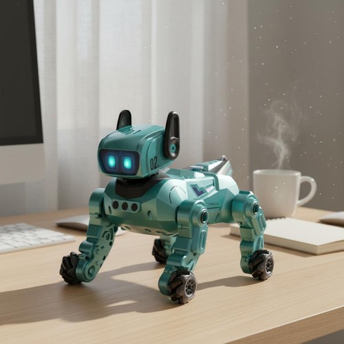Desktop robot dog emotional - desktop,