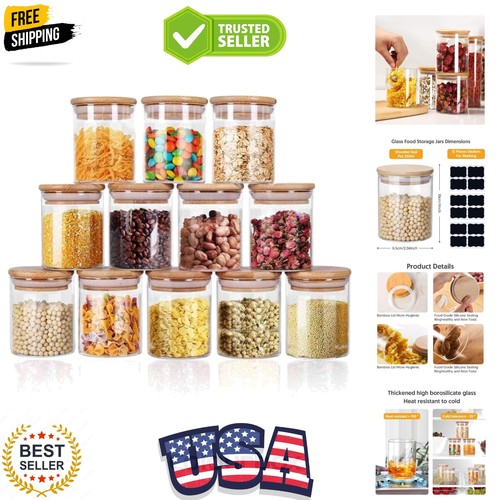 Glass jars 9oz - set, with