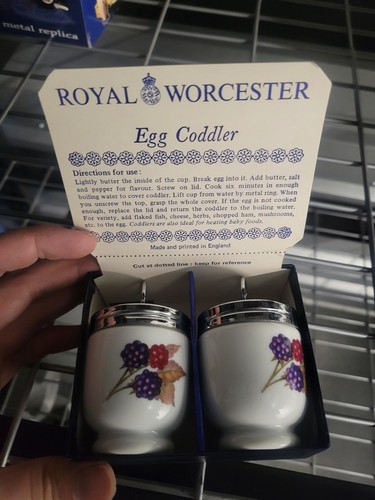 Royal worcester egg coddler - worcester,