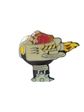 1992 Sonic the Hedgehog 2 Dr. Robotnik Rare Pin Badge Sega Genesis Collectible