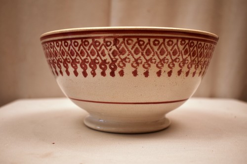 Antique sponge ware bowl - antique,