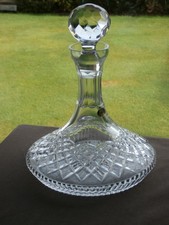 Tyrone  Crystal  10"  Tall  SPERRINS Ships  Decanter - Ex Cond - Stamped
