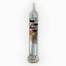 Glass Galileo Thermometer 34cm