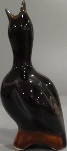 Vintage ceramic black - ceramic, bird