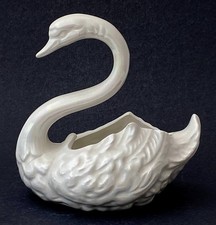 Vintage swan planter - swan, vase