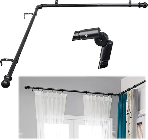 Bay window curtain poles - bay,