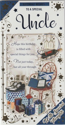 Uncle birthday greeting card - birthday,