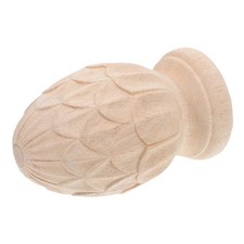 Pineapple wood stair finial - pineapple,