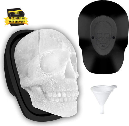 Extra large skull ice cube - skull,