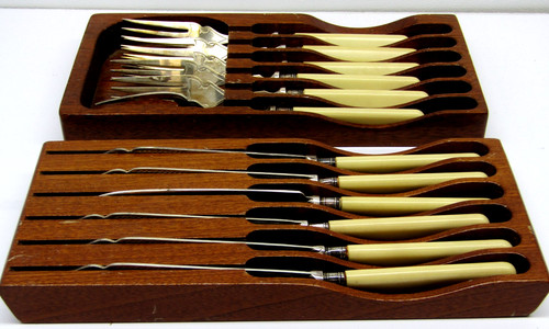 Piece vintage fork set - piece,