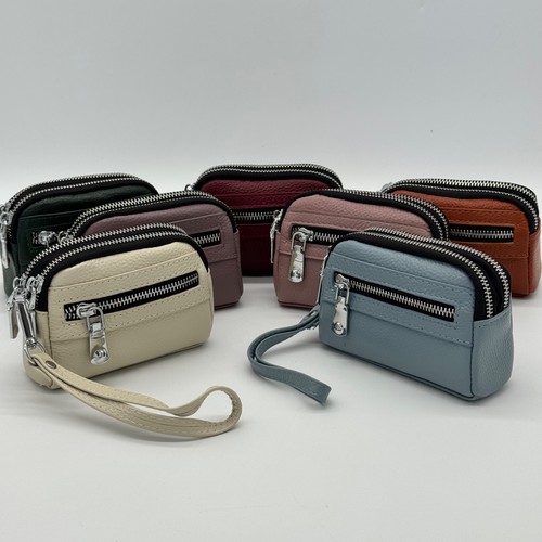 Genuine leather wristlet - genuine,