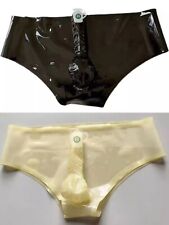 Mens Latex Rubber Sexy Briefs