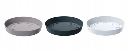 Round plastic water plant pot - plant,