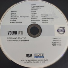2010 Volvo RTI sat nav Map navigation DVD S80 V70 X C60 XC70  DVD D NOT UK