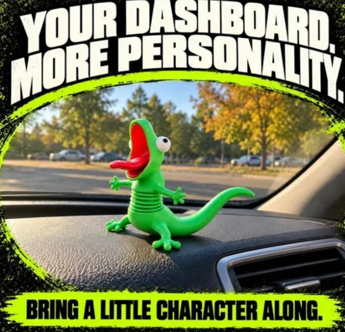 Roadside lizard buddy car - roadside, –