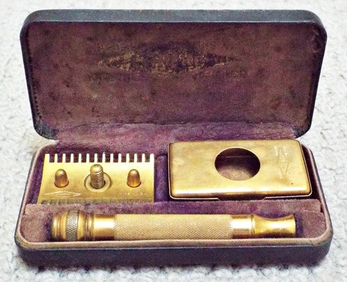 Vintage gillette gold tone - gillette, 3