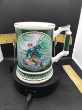 Rare Sadler Pottery Large Fishing Mug/Tankard/Stein England Collectors Item