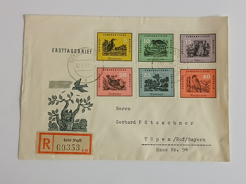 Stamp set letter ddr 698 - ddr, 698-703