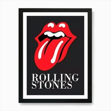 Rolling Stones Logo Art Print