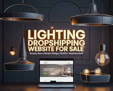 LIGHTING DROPSHIPPING STORE 💡 READY-MADE SHOPIFY WEBSITE | 10,000+ SOLD