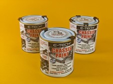 Vehicle Chassis Paints THREE COLOURS Chip Resistant Car Trailer 500ML E-TECH