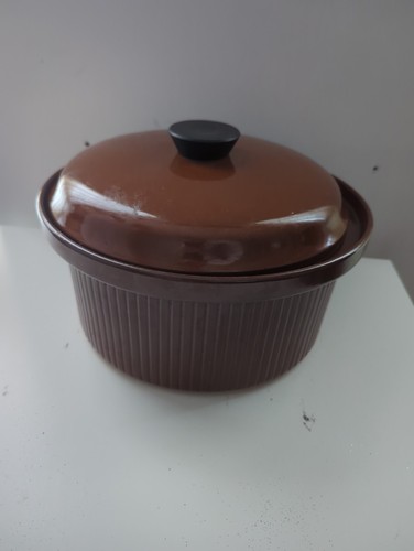 Brown glazed ceramic - brown,