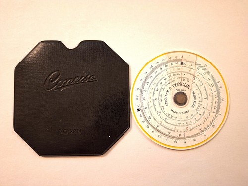 Vintage concise circular - concise, slide