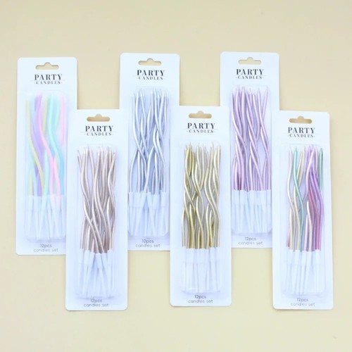 Twisty birthday candles spiral - twisty,