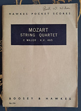 MOZART String Quartet in C KV
