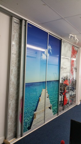 Sliding doors for - , in