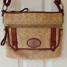 Fossil Beige Canvas Brown