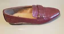 KYLIE CRAZY Ladies Burgundy Quilted Patent  Shoes Size UK 4 EU 37