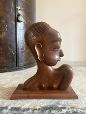 Art Deco African Carved Head
