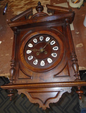 Antique-French-Walnut Cartel