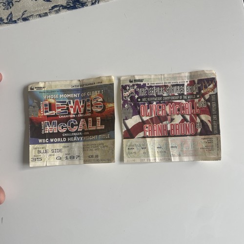 Boxing tickets - boxing,