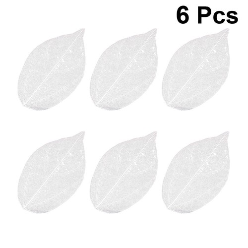 6pcs white handmade - white,